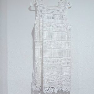 White lace dress from A&F